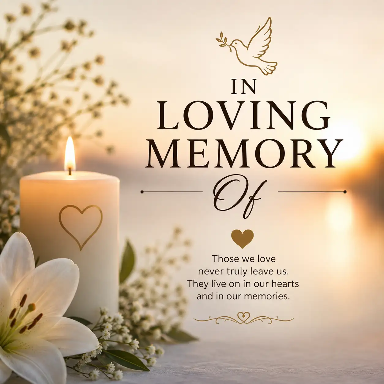 In loving memory of
